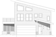 Contemporary Style House Plan - 3 Beds 2 Baths 1559 Sq/Ft Plan #932-435 Exterior 