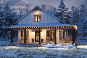 Barndominium Style House Plan - 2 Beds 2 Baths 1260 Sq/Ft Plan #430-347 Exterior 