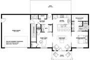 Farmhouse Style House Plan - 2 Beds 2 Baths 928 Sq/Ft Plan #126-175 Floor 