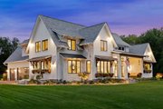 Farmhouse Style House Plan - 4 Beds 4.5 Baths 2886 Sq/Ft Plan #51-1132 Exterior 