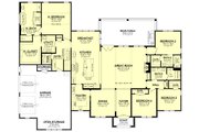 Farmhouse Style House Plan - 4 Beds 3.5 Baths 3163 Sq/Ft Plan #430-410 Floor 