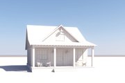 Farmhouse Style House Plan - 2 Beds 1 Baths 960 Sq/Ft Plan #430-277 Exterior 