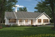 Ranch Style House Plan - 3 Beds 3 Baths 1787 Sq/Ft Plan #427-9 Exterior 