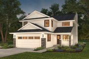 Traditional Style House Plan - 3 Beds 3 Baths 2125 Sq/Ft Plan #427-7 Exterior 