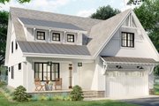 Farmhouse Style House Plan - 3 Beds 2.5 Baths 2456 Sq/Ft Plan #51-1166 Exterior 