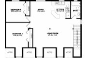 Traditional Style House Plan - 2 Beds 1.5 Baths 1032 Sq/Ft Plan #126-162 Floor 
