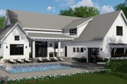 Farmhouse Style House Plan - 4 Beds 4.5 Baths 2886 Sq/Ft Plan #51-1132 Exterior 