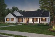 Country Style House Plan - 4 Beds 2.5 Baths 2572 Sq/Ft Plan #427-14 Exterior 