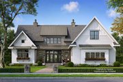 Farmhouse Style House Plan - 4 Beds 4 Baths 3319 Sq/Ft Plan #51-1156 Exterior 