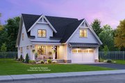 Farmhouse Style House Plan - 3 Beds 3 Baths 2578 Sq/Ft Plan #51-1172 Exterior 