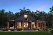 Barndominium Style House Plan - 3 Beds 2 Baths 1635 Sq/Ft Plan #430-370 Exterior 