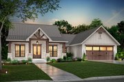 Ranch Style House Plan - 3 Beds 2.5 Baths 1698 Sq/Ft Plan #430-292 Exterior 