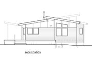 Modern Style House Plan - 2 Beds 1 Baths 800 Sq/Ft Plan #890-1 Exterior 