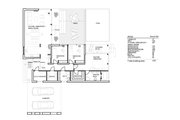 Modern Style House Plan - 3 Beds 2 Baths 1539 Sq/Ft Plan #552-2 Floor 