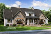 Farmhouse Style House Plan - 4 Beds 3.5 Baths 2655 Sq/Ft Plan #51-1163 Exterior 