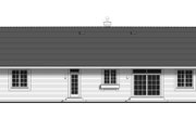 Ranch Style House Plan - 3 Beds 2 Baths 1493 Sq/Ft Plan #427-4 Exterior 