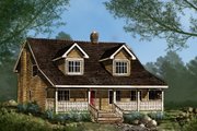 Country Style House Plan - 3 Beds 2.5 Baths 1908 Sq/Ft Plan #427-1 Exterior 