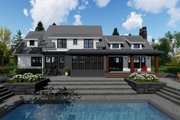 Farmhouse Style House Plan - 4 Beds 3.5 Baths 3052 Sq/Ft Plan #51-1145 Exterior 
