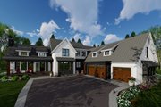 Farmhouse Style House Plan - 4 Beds 3.5 Baths 3052 Sq/Ft Plan #51-1145 Exterior 