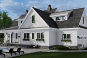 Farmhouse Style House Plan - 4 Beds 3.5 Baths 2862 Sq/Ft Plan #51-1155 Exterior 