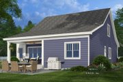 Bungalow Style House Plan - 4 Beds 4 Baths 2225 Sq/Ft Plan #51-1457 Exterior 