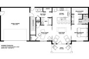 Farmhouse Style House Plan - 2 Beds 2 Baths 928 Sq/Ft Plan #126-175 Floor 