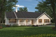Ranch Style House Plan - 3 Beds 3 Baths 1787 Sq/Ft Plan #427-9 Exterior 