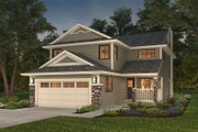 Traditional Style House Plan - 3 Beds 3 Baths 2125 Sq/Ft Plan #427-7 Exterior 