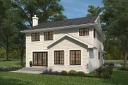 Traditional Style House Plan - 3 Beds 3 Baths 2125 Sq/Ft Plan #427-7 Exterior 