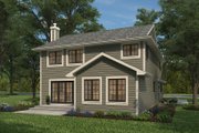 Traditional Style House Plan - 3 Beds 3 Baths 2125 Sq/Ft Plan #427-7 Exterior 