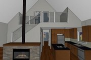 Cabin Style House Plan - 3 Beds 2 Baths 1249 Sq/Ft Plan #126-188 Interior 