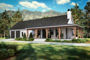 Barndominium Style House Plan - 3 Beds 2.5 Baths 1878 Sq/Ft Plan #430-355 Exterior 