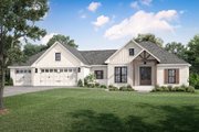 Farmhouse Style House Plan - 3 Beds 2 Baths 2002 Sq/Ft Plan #430-240 Exterior 