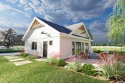 Farmhouse Style House Plan - 1 Beds 1.5 Baths 1024 Sq/Ft Plan #126-176 Exterior 