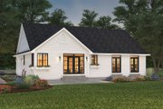 Ranch Style House Plan - 3 Beds 2 Baths 1550 Sq/Ft Plan #427-5 Exterior 