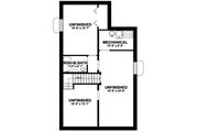 Cabin Style House Plan - 3 Beds 2 Baths 1249 Sq/Ft Plan #126-188 Floor 