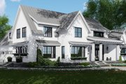 Farmhouse Style House Plan - 4 Beds 4.5 Baths 2886 Sq/Ft Plan #51-1132 Exterior 