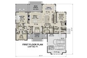 Farmhouse Style House Plan - 4 Beds 4 Baths 3319 Sq/Ft Plan #51-1156 Floor 