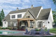 Farmhouse Style House Plan - 4 Beds 3.5 Baths 2655 Sq/Ft Plan #51-1163 Exterior 