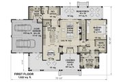 Farmhouse Style House Plan - 4 Beds 3.5 Baths 2862 Sq/Ft Plan #51-1155 Floor 