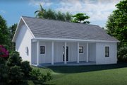 Farmhouse Style House Plan - 3 Beds 2 Baths 1035 Sq/Ft Plan #44-224 Exterior 