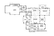 Farmhouse Style House Plan - 4 Beds 4.5 Baths 3292 Sq/Ft Plan #928-10 Floor 