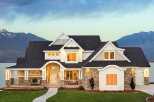 5 Bedroom Craftsman House Plans, Floor Plans & Designs