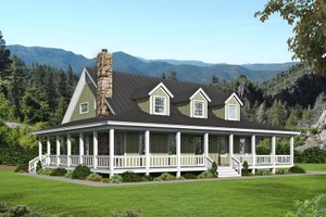 1.5 Story Farmhouse Plans, Floor Plans & Designs