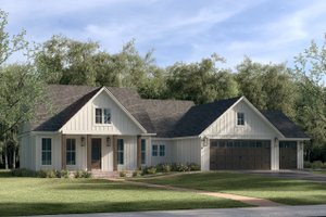 Ranch House Floor Plans & Designs with 3 Car Garage