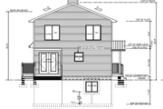 Country Style House Plan - 3 Beds 2 Baths 1697 Sq/Ft Plan #126-223 Exterior 