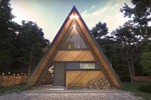 A-Frame House Plans, Floor Plan Designs & Blueprints