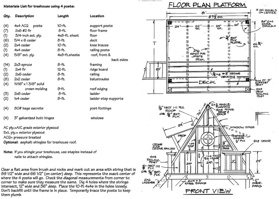 Construct An A frame Tree House In Your Backyard Cool Tree House Plans pippin-treehouse-house-plan-nc0055-design-from-allison-ramsey-architects-container-house